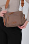 Brown - Tan Satin Women's Crossbody Bag Sp1229 - 6