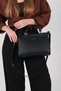 Silver & polo sp1237 women's handbag black - 4
