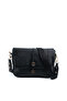 Black - Women's Crossbody Bag with Black Logo Sp1182 - 5