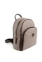 Coffee Yellow - Brown Plaid Line Square Women's Backpack Sp1062 - 4