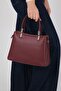 Burgundy - Burgundy Leather Women's Handbag Sp1233 - 8