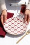 Fi̇yonk Kareli̇ Luxury 6-Person Cake Set Cake Plate (20 cm) - 5