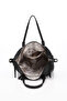 Women/Girls Black Long Strap Hand and Shoulder Bag - 6