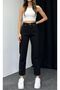 Mia Women's Super Lycra Trend Pants Black Mom Jean - 3