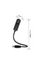 USB Plug black Moon Lamp, LED Lamp, Blue Planet - 2