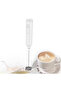 <0.5L WHITE MINI Milk Frother USB Rechargeable 3 Speeds Foam Maker Coffee Whisk Mixer Electric Handl - 3