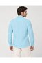 Men's Oversize Muslin Linen Long Sleeve Shirt - 3