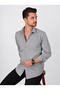 Easy-Iron Gray Dacron Men's Shirt - 4