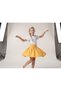 Girl's Woven Fabric Pleated Skirt