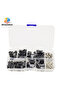 200PCS JST SM 2.54mm Pitch Connector Kit - 2/3/4/5Pin Male/Female Housing + Crimp Terminals for W...