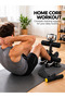 Black Home Abs Exercise Support Bar with Floor Suction Base, Pull Ropes and Multi-Level Adjustment - 4