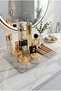 Makeup Organizer - Luxury Bathroom Shelf & Cosmetic Organizer - Non-Yellowing Crystal Material - 3