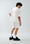 Alaçatı 100% Cotton Linen White Men's Shirt and Shorts Set - 3