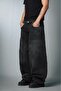Dark Alloy Wide Leg Super Baggy Black Men's Jean Pants - 2