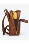 Laptop Backpack |   1027 Tan Pu Leather Computer Bag - 3