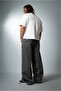 Moonwash Grey Wide Leg Super Baggy Gray Men's Jean Trousers - 3