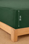 Premium Jersey Emerald Fitted 100% Cotton Combed Single/Double Elastic Bed Sheet - 5