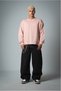 Pink Ghost Boxy Crop Long Sleeve Men's T-Shirt - 3