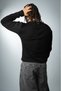 Black Crupt Archive Long Sleeve Henley Men's T-Shirt - 5