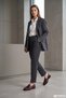 Women's Burgundy Loafer Shoes - 4