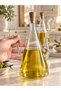 Borosilicate Glass Oil Pot with Acacia Lid Oil Pot Glazzy 500 ml (2 Pcs Without Stand) - 2