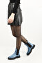 Women's Blue Floater Rubber Sole Genuine Leather Chelsea Boots - 3
