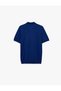 Regular Fit Viscose Blended Buttoned Polo Collar Short Sleeve Knitwear T-Shirt - 4