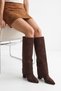Women's Wanda Slip-On Boots - Brown-Suede - 3