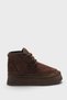 Women's Pastor Fur Short Boots - Brown-Suede - 5