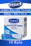 Industrial Jumbo Garbage Bag Roll Head 10 Pieces, 10 Rolls - 800Gr 80X110 cm 90 Lt