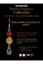 Mystic elegance citrine hematite red agate natural stone women's dangle earrings - 2