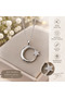 Steel Silver Crescent Moon Star Necklace