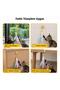 2 Meters Elastic String Self-Adhesive Cat Fishing Rod Toy with Feathers and Rattles - 7