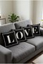 Lettered Throw Pillow Case - Letter R - 43x43 Cm - 6