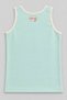 2-Piece Girls' Undershirt Set Mint Green, Mom Dad Love Printed Undershirt, Lace Trimmed Cotton Girls' Undershirt, Cotton 2-Piece Underwear Set, Gift Undershirt Set, Girls' Underwear Undershirt-19 - 5