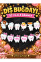32 Piece Celebration Balloons My Daughter Is a Bride Wheat Set Banner Cake Toothpick Cupcake Decoration Set - 4