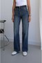 Blue Kuzmina Washed Straight Jean - 2
