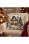 Winter Scenery Digital Printed Throw Pillow Cover 43X43 cm