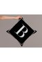 Lettered Throw Pillow Pillow Case - Letter B - 43x43 Cm - 2
