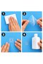 5 Pairs Extra Strong Adhesive Water Resistant Hanger Without Wall Punching, Item Fixing Table Clip - 5