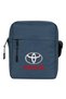 Toyata Text Logo Shoulder Bag Navy Blue Color