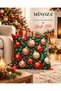 Digital Printed New Year Themed Decorative Throw Pillow Cover - 3