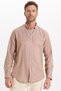 Slim Fit Long Sleeve Buttoned Collar Cotton Easy-Iron Plain Men's Shirt