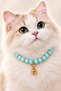 Blue Cat Collar – Aesthetic and Cute Rattling Cat Collar