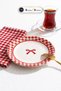 Line Bow Luxury Cake Set for 6 People Cake Plate (20 cm) - 4