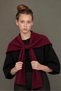 Square Tie Knitwear Scarf - Knitwear Shoulder Scarf Office Daily Fashion Scarf
