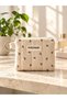 Cream Yellow Floral Patterned Handmade Small Wallet - 2