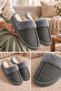 Women's Home Slippers Plush Indoor Slippers Silent Sole Warm Stylish Design