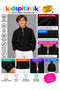 Half Zippered Black Regular Fit Comfortable Fit Standing Collar Sweatshirt (100% Cotton Lakos Fabric) - 6