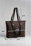 Women's Bitter Brown Lined Hand and Shoulder Bag - 3